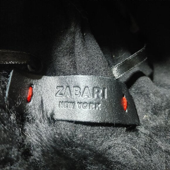 Aviator Hat Zabari Black Brown New York Genuine Leather Plush Faux Fur Turkey main image 11